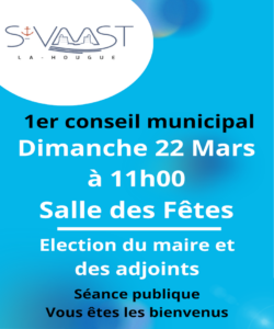 Installation du conseil municipal