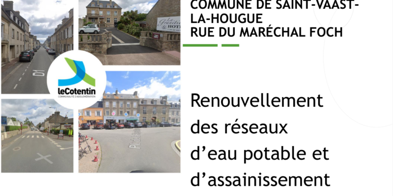 Travaux rue Maréchal FOCH